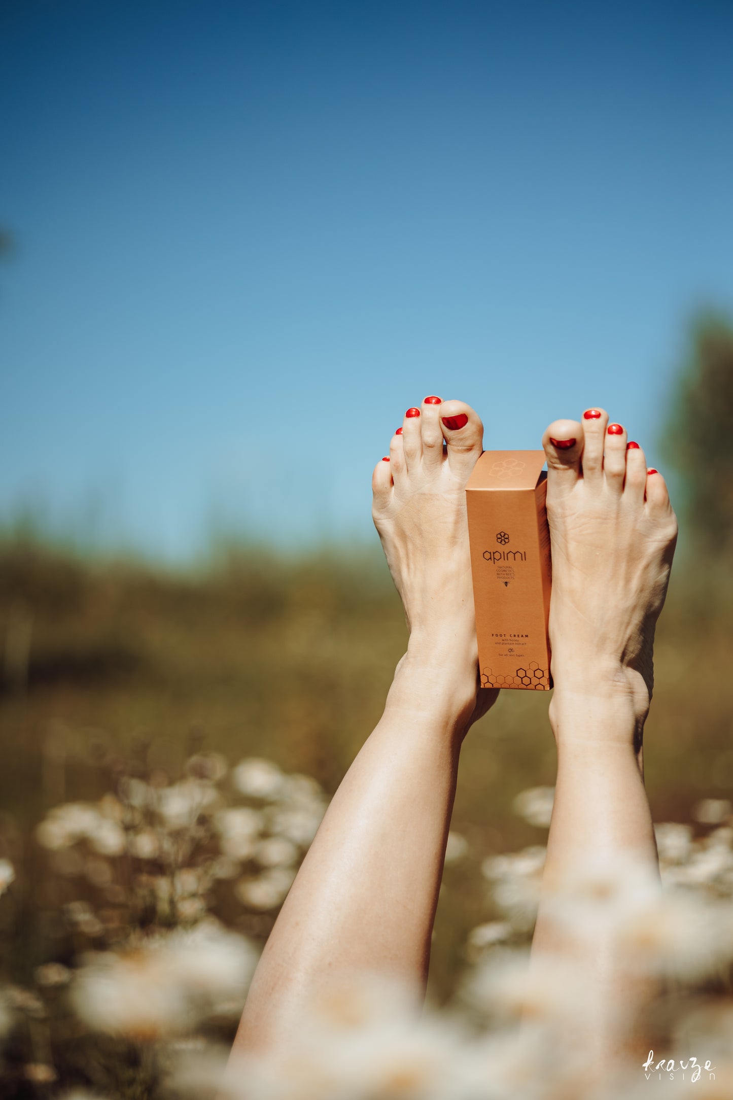 Apimi Foot Cream with Honey and Plantain extract-50 ml