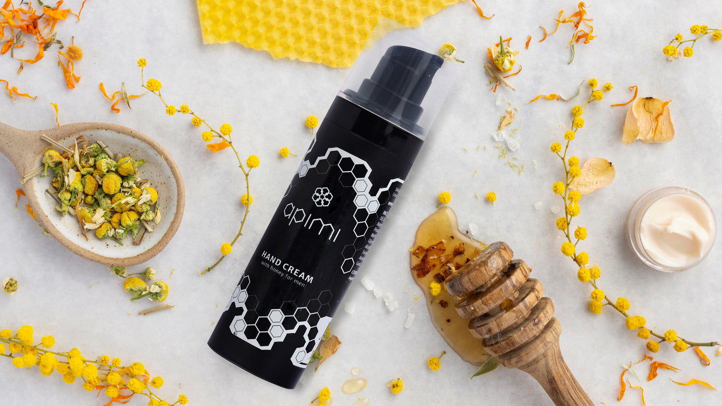 Apimi Travel Size Hand Cream for Men with Honey- 30 ml