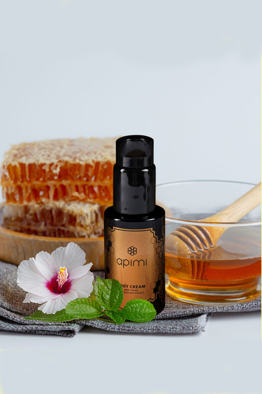Apimi Foot Cream with Honey and Plantain extract-50 ml