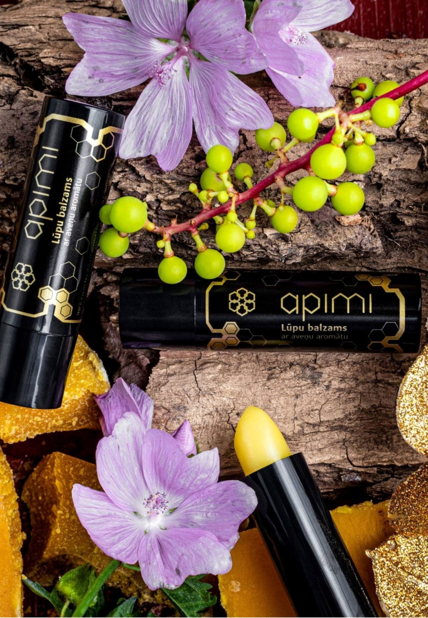Apimi Lip Gloss with Beeswax and Propolis