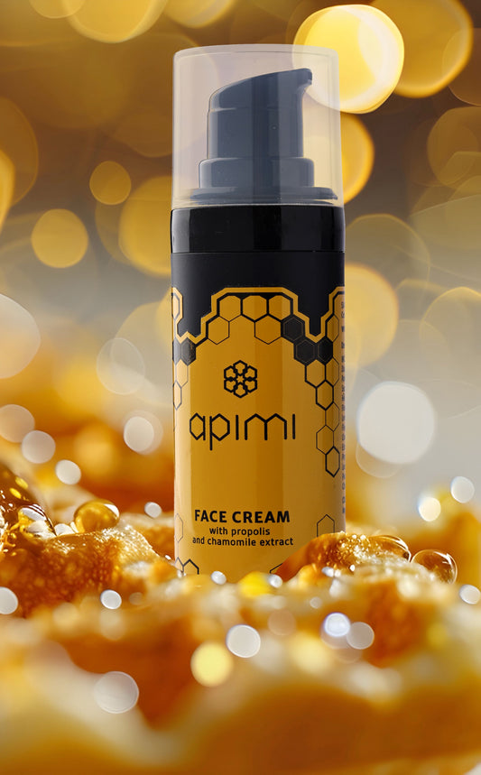 Apimi Travel size-Face Cream with Propolis and Chamomile extract-30 ml