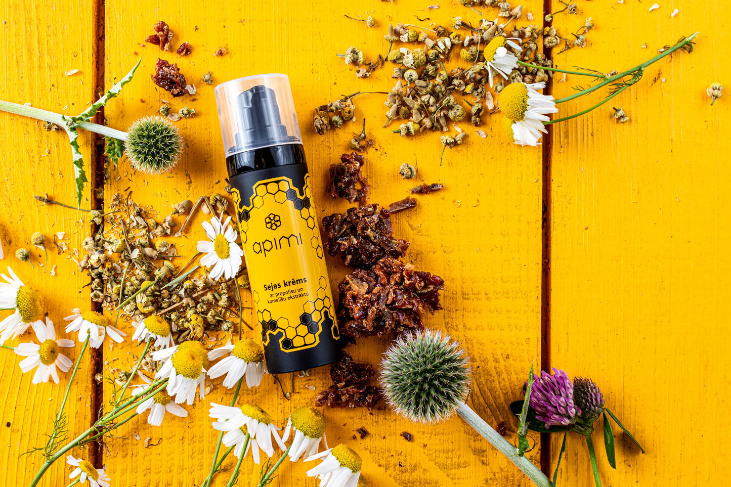 Apimi Travel size-Face Cream with Propolis and Chamomile extract-30 ml